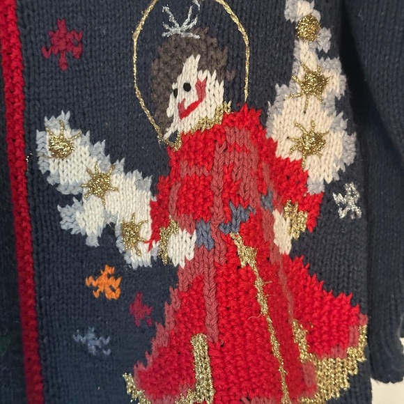 Vintage Festive Holiday Sweater - Picture 3 of 6